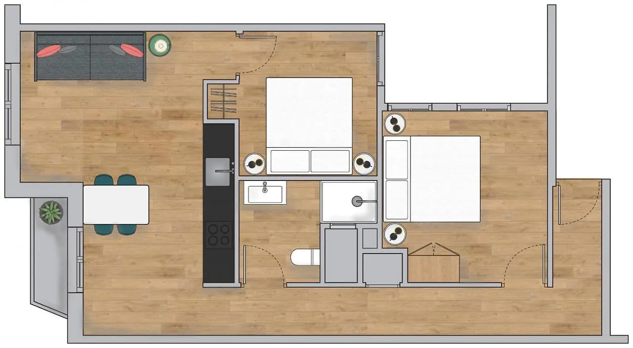 Urban Chill Apartments By Olala Homes L'Hospitalet de Llobregat Spain